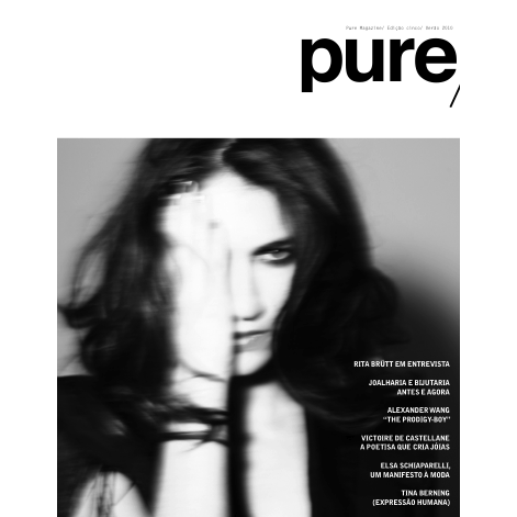 Pure Magazine is a fashion magazine dealing with various areas and aims to explore themes related to contemporary culture.