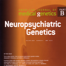 Follow us to stay up to date with the American Journal of Medical Genetics Part B (Neuropsychiatric Genetics). @ISPGnet Affiliate Journal.