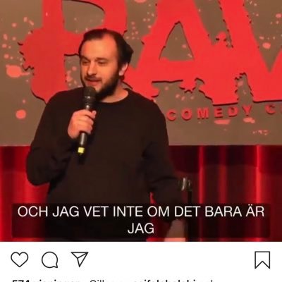 Ståuppkomiker. Bokning: sara@mindflyers.se Info: https://t.co/hLTBpNOf45
Hörs i radion varje vardag i P4 Stockholm under eftermiddagen.
Ibland Vaken i P3 o P4.