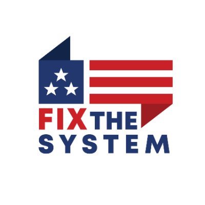 FixTheSystemUS's profile picture. A diverse partnership of grassroots groups, business leaders, & national organizations with different political affiliations coming together to Fix the System.