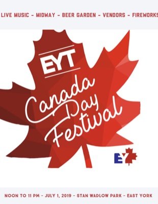 Toronto's Oldest and Best Loved Canada Day Celebrations! Canada Day 2020: @ Home in East York. Virtually join your neighbours & celebrate!