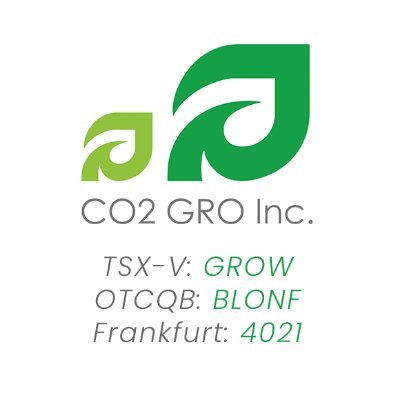 Revolutionizing value plant growth naturally, safely, and economically through our proprietary #CO2 Delivery Solutions. TSX-V: $GROW • OTCQB: $BLONF • FRA: 4021