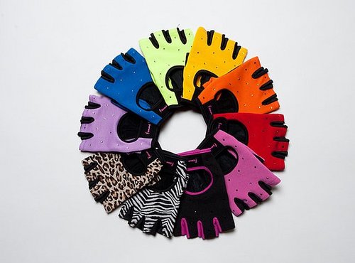 FemmeFitaleFit's profile picture. Women's fitness gloves with pattern, color, attitude, and BLING!