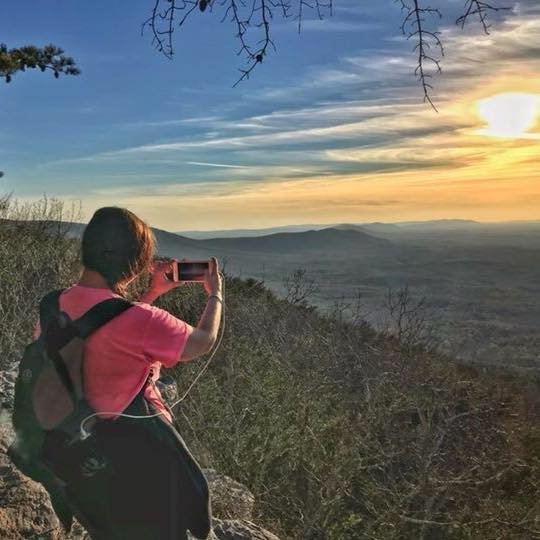 Take a trip to the highest point in Alabama. At 2,407 feet above sea level, Cheaha Resort State Park, located on top of Cheaha Mountain.