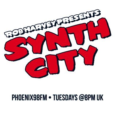 Synth City: Tuesday 8pm #live, with Rob Harvey @robrv on @Phoenixfm - #Synthpop #electro #Synthwave #Newwave 🚨 No Spotify subs! 👀 FMI: https://t.co/n5ykFXMT6B
