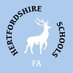 Hertfordshire Schools FA (@hertsschoolsfa) Twitter profile photo Hertfordshire Schools FA (@hertsschoolsfa) Twitter profile photo