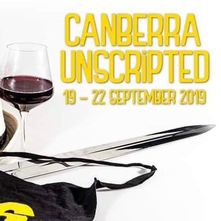 Canberra’s premier improvised theatre festival, featuring 6 shows over 4 nights 🎭 19-22 September 2019 #CBRunscripted