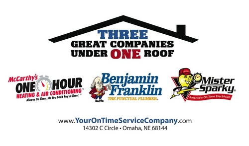 experthomehelp's profile picture. McCarthy's One Hour Heating & Air Conditioning, Ben Franklin Plumbing, and Mr. Sparky Electric all under the same roof!