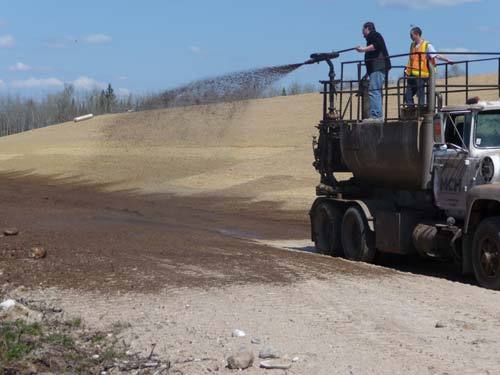 Biotic Soil Amendment which is Hydraulically applied to enhance subsoils to act more like topsoil. It is designed to add life to your subsoil.