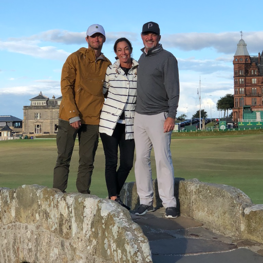 Husband, Father, Master juggler of Golf Career and Family. And occasional caddy