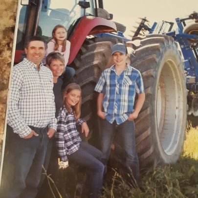 Cattle farmer, with purebred angus and simmental, owner of trucking company and livestock by-product feed company.  Local politician, husband and father