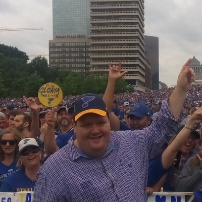 Im johnny big St. Louis Cardinals and St. Louis Blues fan LGB