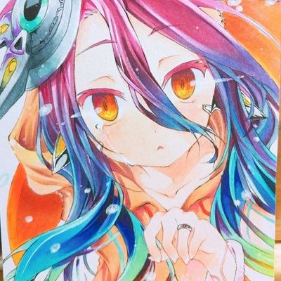 柊 しろいの こはる子 در توییتر 中学2年生の時に描いたジブリール ノーゲームノーライフ ノゲノラ ジブリール コピック 模写 手描き アナログイラスト