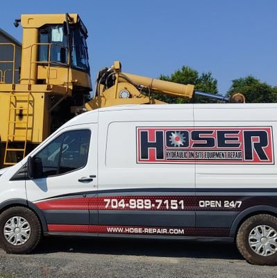 On-Site Hydraulic Hose Replacement Service. OEM Lines & custom new lines(installed)24/7              16+ Vans Covering NC/SC