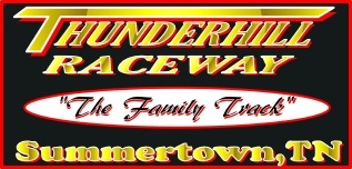 Thunderhill Raceway is a High Banked Clay Oval with 33 Degree banking. It's a 1/4 Mile (Inside) and a 1/2 (Outside)