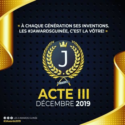 Nous sommes la cérémonie de distinction des Jeunes acteurs du développement de la Guinée. Chaque année, nous célébrons les 