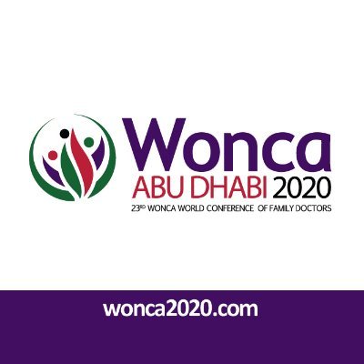 23rd WONCA World Conference
of Family Doctors 25-29 November 2020 #InAbuDhabi #FamilyMedicine #PrimaryCare @woncaworld @meetingminds