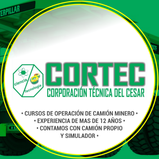 Somos la corporación Técnica del Cesar ''CORTEC''  Capacitamos personal para laborar en el sector minero. 
Tel: 5723707 - 3008389942 Dir: Cra 12 con Cll 17 - 06