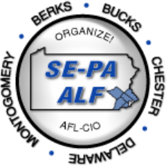 The Southeastern PA Area Labor Federation AFL-CIO is a coalition of unions serving the working people of Berks Bucks Chester Delaware & Montgomery counties.