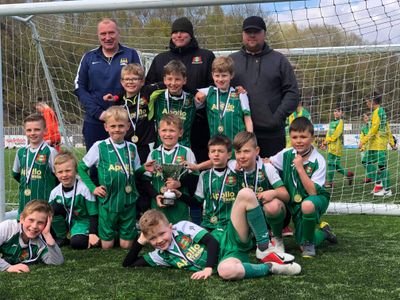 Under 10s football team based in wrexham North Wales