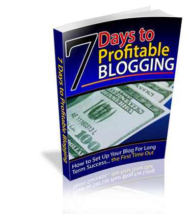 Learn the Simple Blueprint to successfully starting a Profitable Blog in just 7 Days!