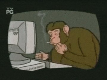 Can monkeys surf the net... and corrupt our kids? Chimpanzee chat rooms, next on Sick, Sad World.