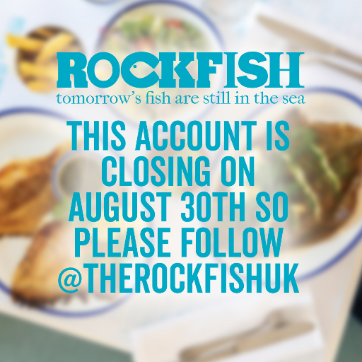 Please follow @therockfishuk for Mitch Tonks' Rockfish Restaurant serving sustainable seafood and award-winning fish & chips from 'England's Seafood Coast'.