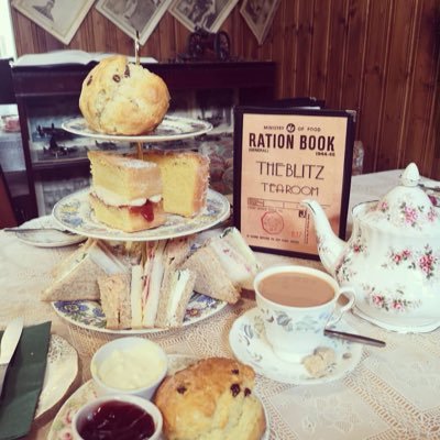 Vintage inspired tearoom by the seaside, focusing on the 1940s and WW2. We pride ourselves on being a small business with a big heart ❤️