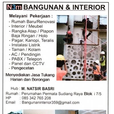jasa bangun dan renovasi rumah, ruko,gedung dll