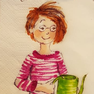 Every morning my wife Martha draws on our daughter's lunchbox napkin to give her a smile in school. #marthasnapkins