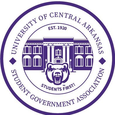 Student Government Association at the University of Central Arkansas. UCA Student Center Room 208. #StudentsFirst