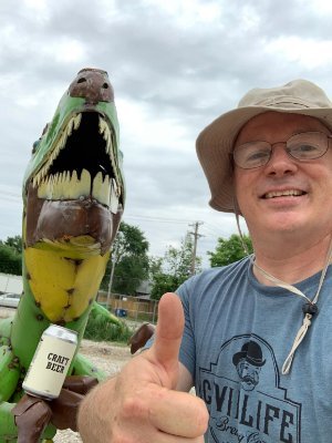 ParkJakes's profile picture. Proud owner of Jake's Dinosaur Park! 2 Dinosaurs! and now 2 Giraffes!  Never Forget 4/2/2020!  Civil Life Brewing Company next door!