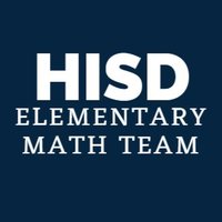 Houston ISD Elementary Math(@HISD_ElemMath) 's Twitter Profile Photo