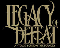 LegacyofDefeat's profile picture. A Hydro74 Font Foundry.