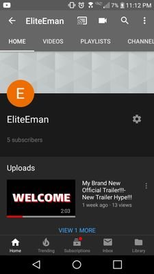 litt 
Youtube Channel finna blow up
16(December,30th)