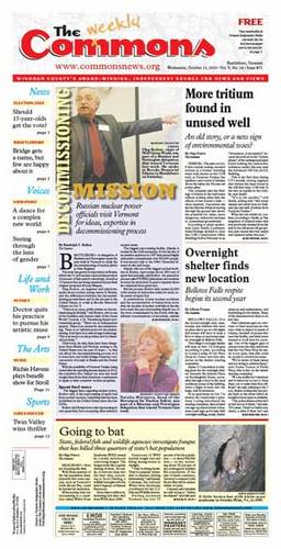 Nonprofit, weekly community newspaper for Windham County, Vermont.