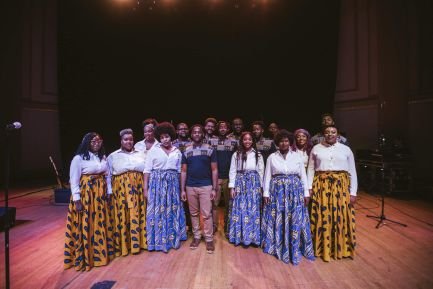 W Crimm Singers aka Wakanda Chorale, ensemble-in-residence of the Big House Opera Initiatives