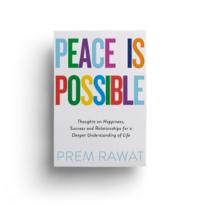 Peace is Possible - the new book by Prem Rawat. Published by Penguin and available to buy at Waterstones and on Amazon uk.