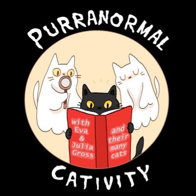 A cozy mystery podcast in which two sisters investigate a literary genre that involves cats who solve crimes 😻🔍