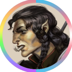 GREY; artist, activist, known traffic menace. half-orc bard moonlighting as a magical boy. | (28) (he/him) 🌺 icon by @eristhenat! 💕🏳️‍⚧️