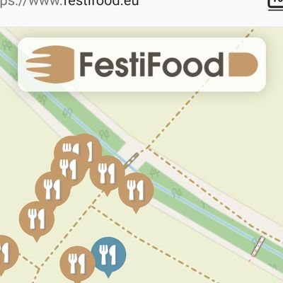 Maps of festival sites showing what's good to eat & drink.