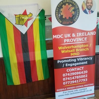 Our Branch falls under MDC-UK Midlands North District. Our agenda is to promote vibrant political engagements & to mobilise resources for MDC activities in Zim.