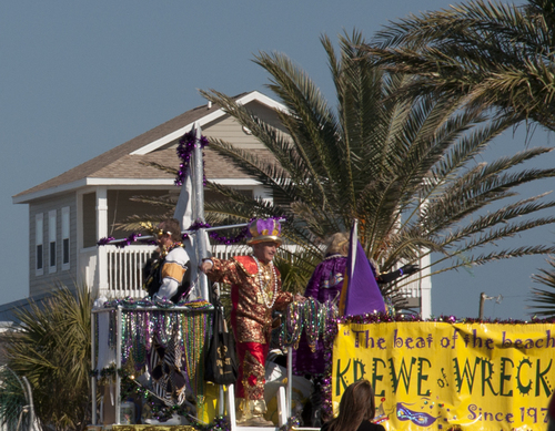 Krewe of Wrecks on Pensacola Beach, FL for over 30 years!  Ready for another Mardi Gras season on the Island.