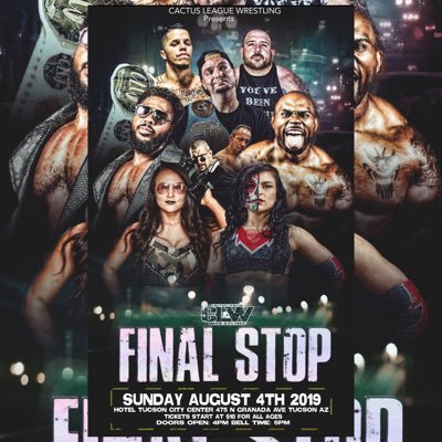 clwarizona's profile picture. NEXT SHOW: 9-15-19 Wrestling @ THE ROCK IN Tucson