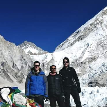 Nepal, in the middle of the Great Himalayan range, and the domicile of god and goddesses.
