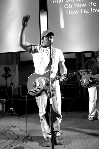 A husband, a father, a son, a lead worshipper, a guitar freak, a youth leader, a Mac geek, a sports fan and a struggling Christian