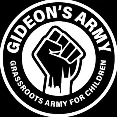 Gideon’s Army official Twitter.  Our mission is to act collectively, boldly and strategically as a unified force for all children.