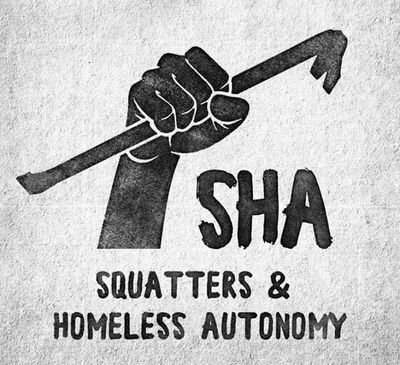 Squatters and Homeless Autonomy (SHA) is a London squatting collective working to combat gentrification and establish autonomous anti-capitalist spaces.