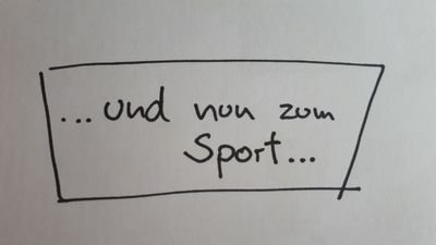 Sport - nur kein Fußball
...bald auch als Podcast...