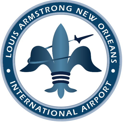 Louis Armstrong New Orleans International Airport serves New Orleans and the Gulf Coast Region.